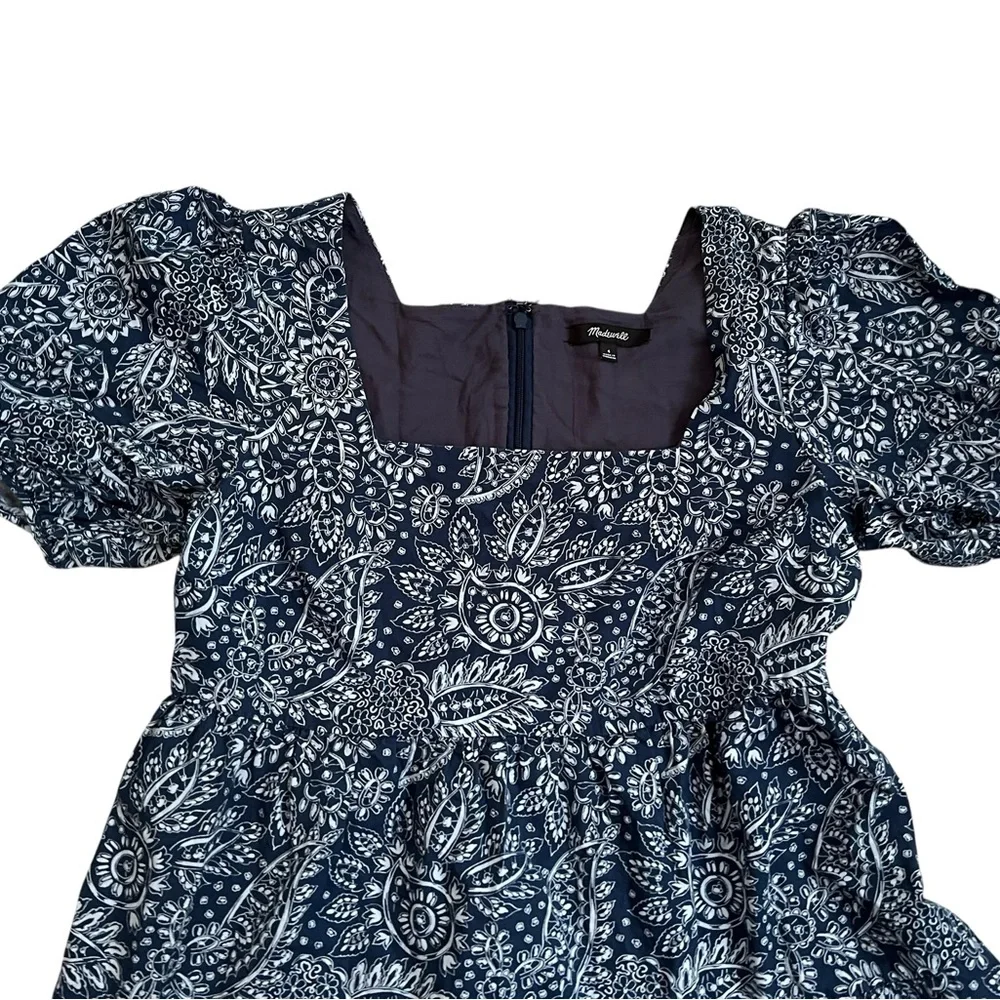 Madewell Puff Sleeve Mini Dress - Picture 7 of 13